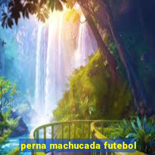 perna machucada futebol